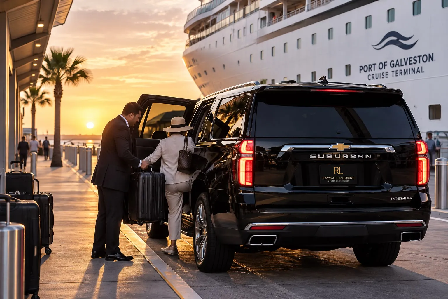 Galveston Cruise Transfers — Rayyan Limousine chauffeur service in Houston
